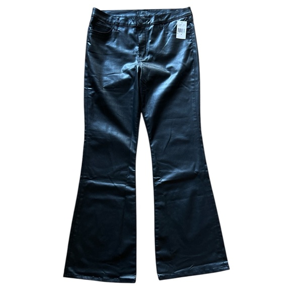 Kut from the Kloth Ana Coated High-Rise Flare NWT Size 16 - Picture 4 of 16